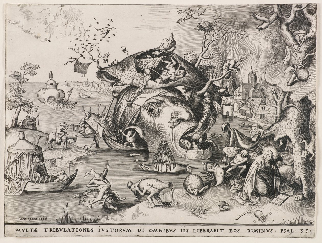 Kuszenie św. Antoniego autorstwa Pieter van der Heyden