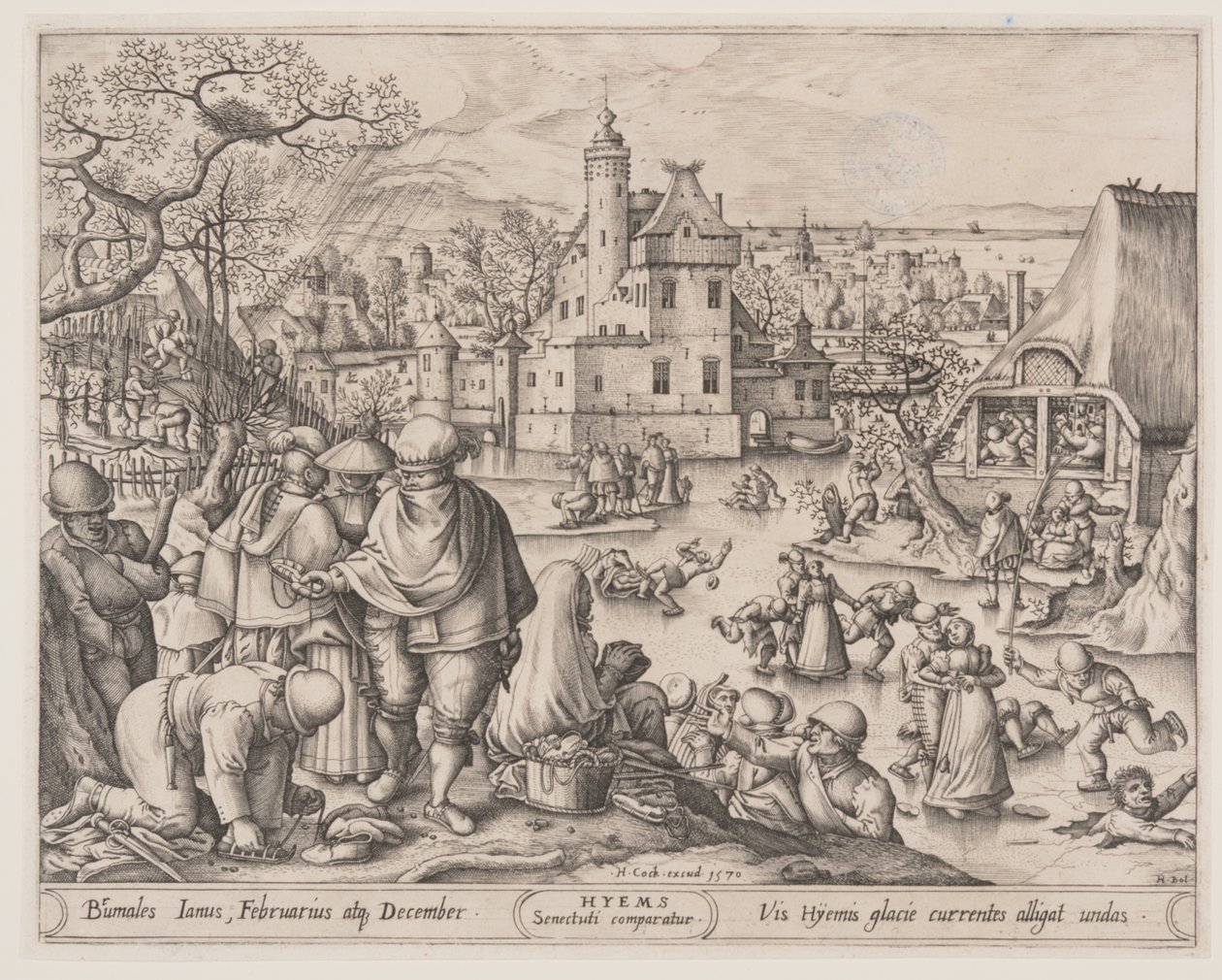Zima autorstwa Pieter van der Heyden