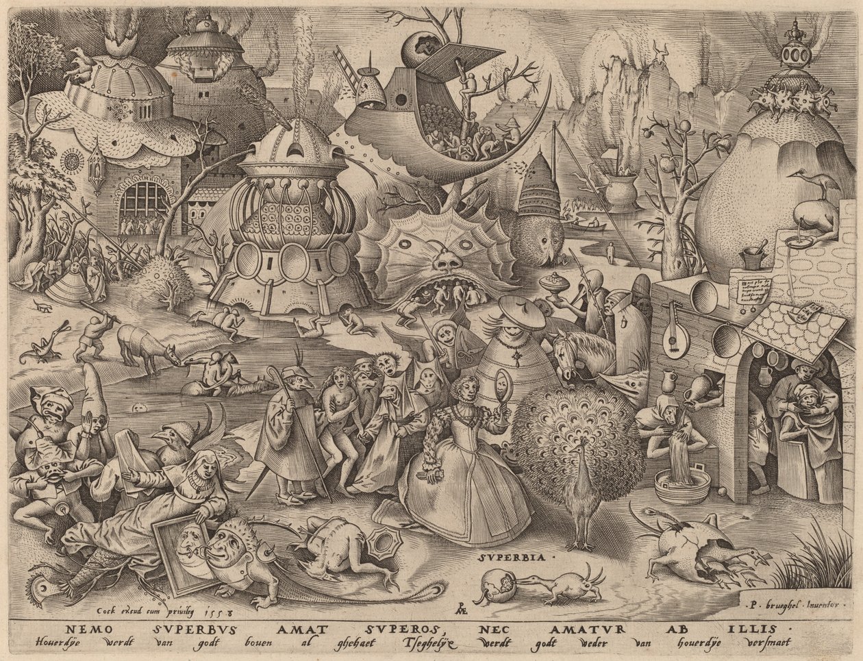 Duma autorstwa Pieter van der Heyden after Pieter Bruegel the Elder