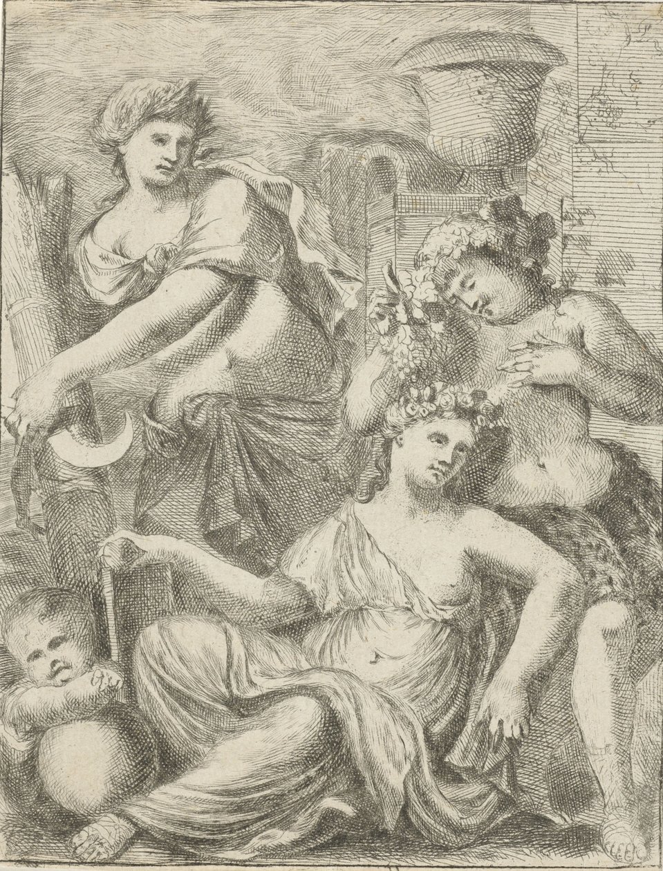 Ceres, Bachus i Wenus autorstwa Pieter van der Plas (II)