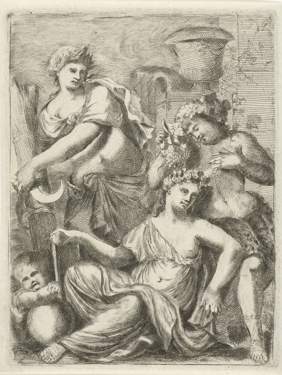 Ceres, Bachus i Wenus autorstwa Pieter van der Plas (II)