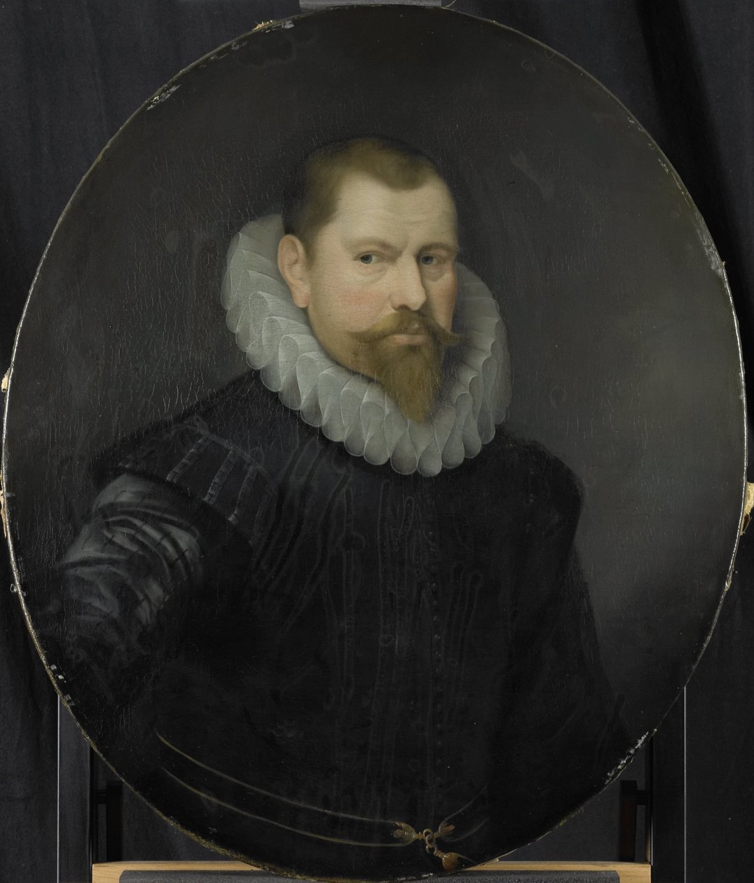 Portret Cornelisa Matelieffa Młodszego, dyrektora Izby Rotterdamskiej Holenderskiej Kompanii Wschodnioindyjskiej, wybranego 1602 autorstwa Pieter van der Werff