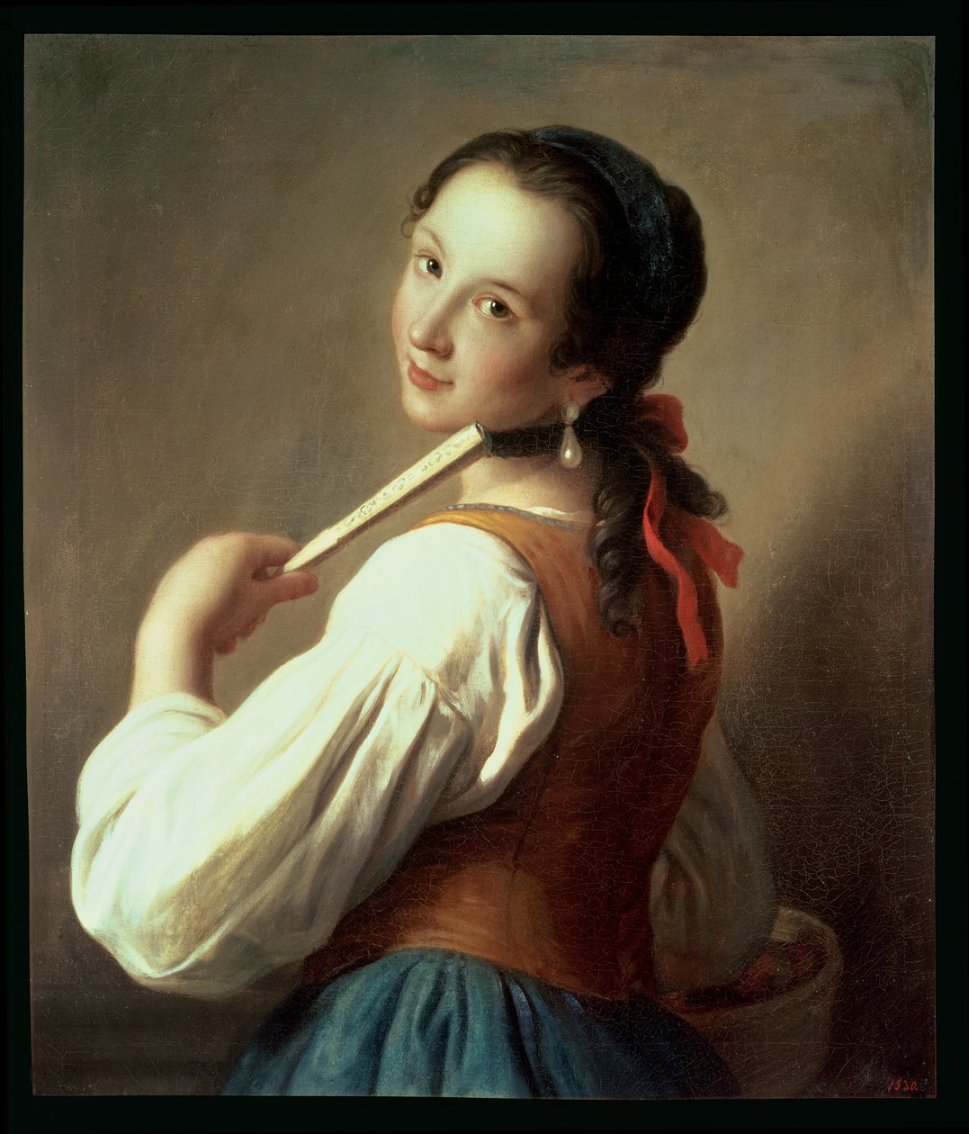 Młoda Dziewczyna w perłowym kolczyku autorstwa Pietro Antonio Rotari