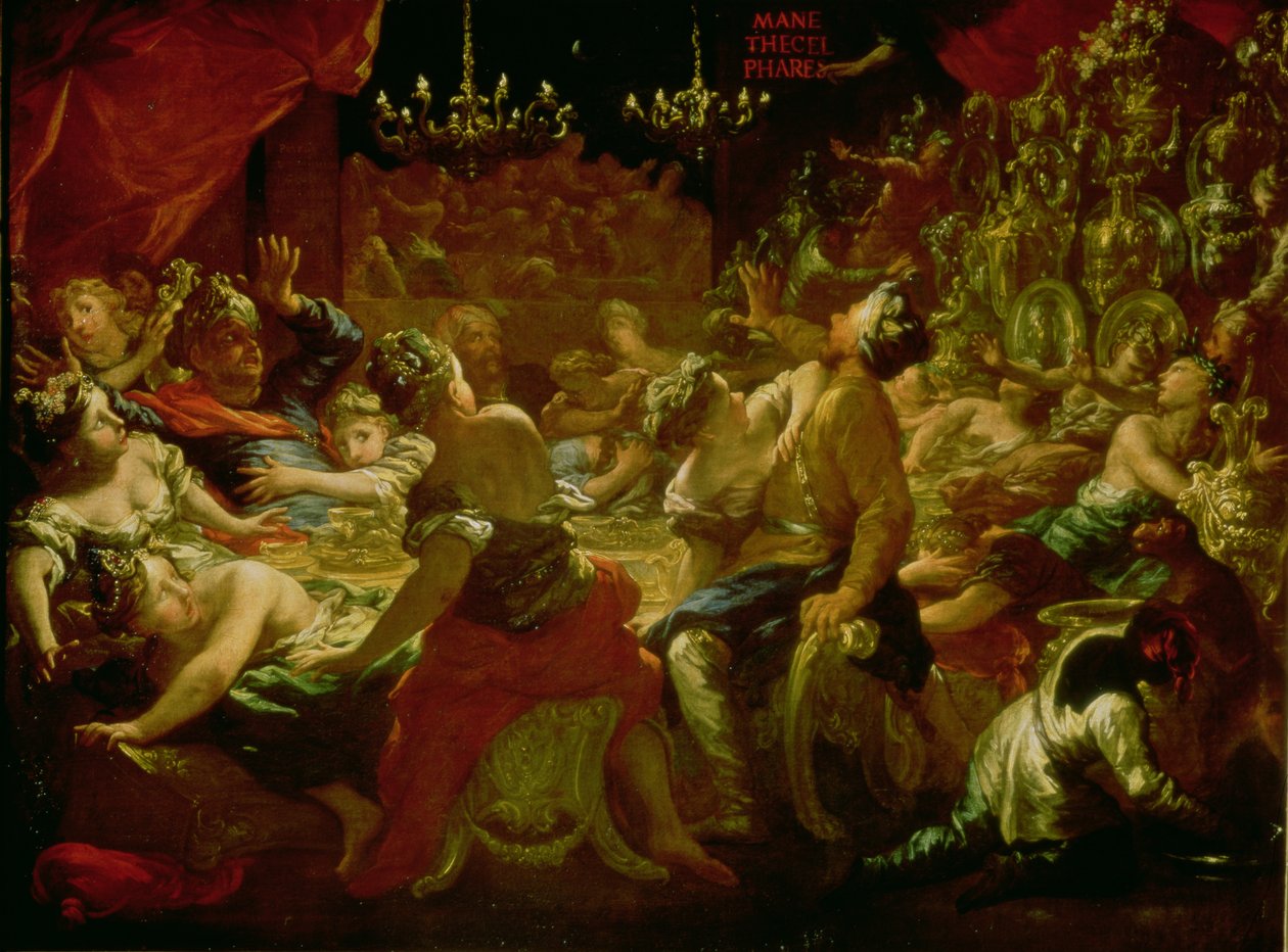 Uczta Belszazzara autorstwa Pietro Danini