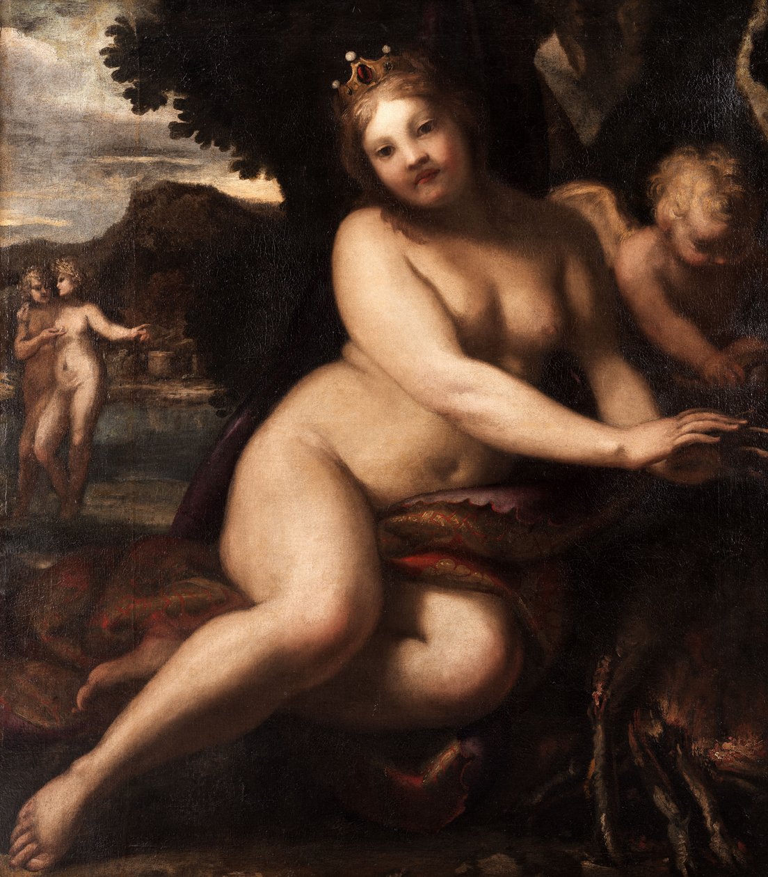 Sine Cerere et Baccho friget Venus autorstwa Pietro Liberi