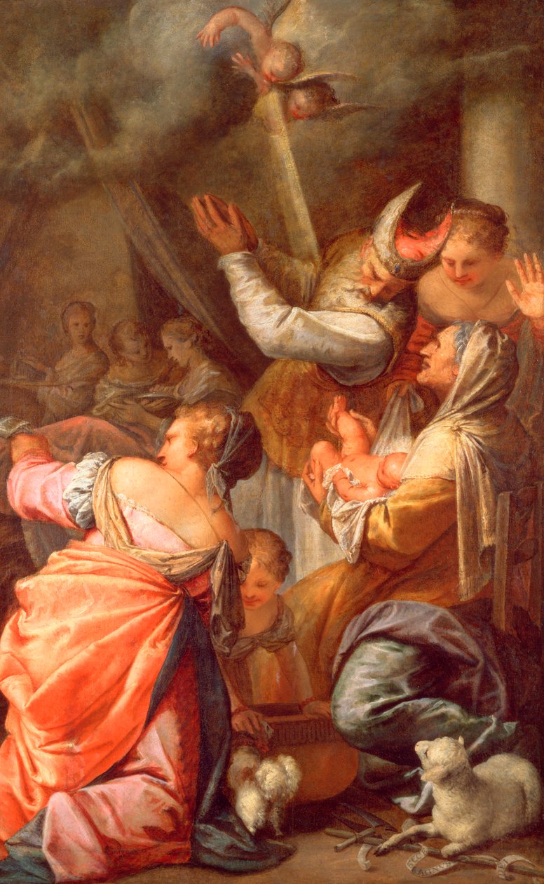 Narodziny św. Jana Chrzciciela autorstwa Pietro Liberi
