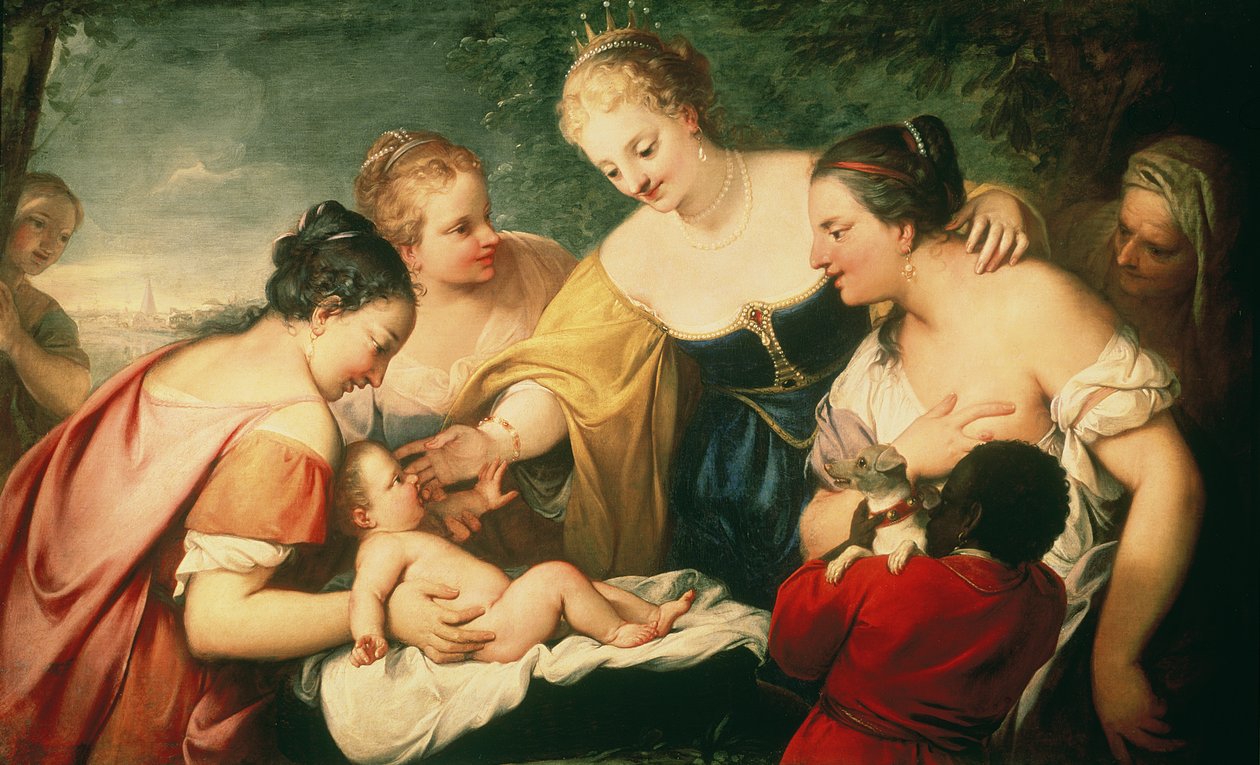 Znalezienie Mojżesza autorstwa Pietro Liberi