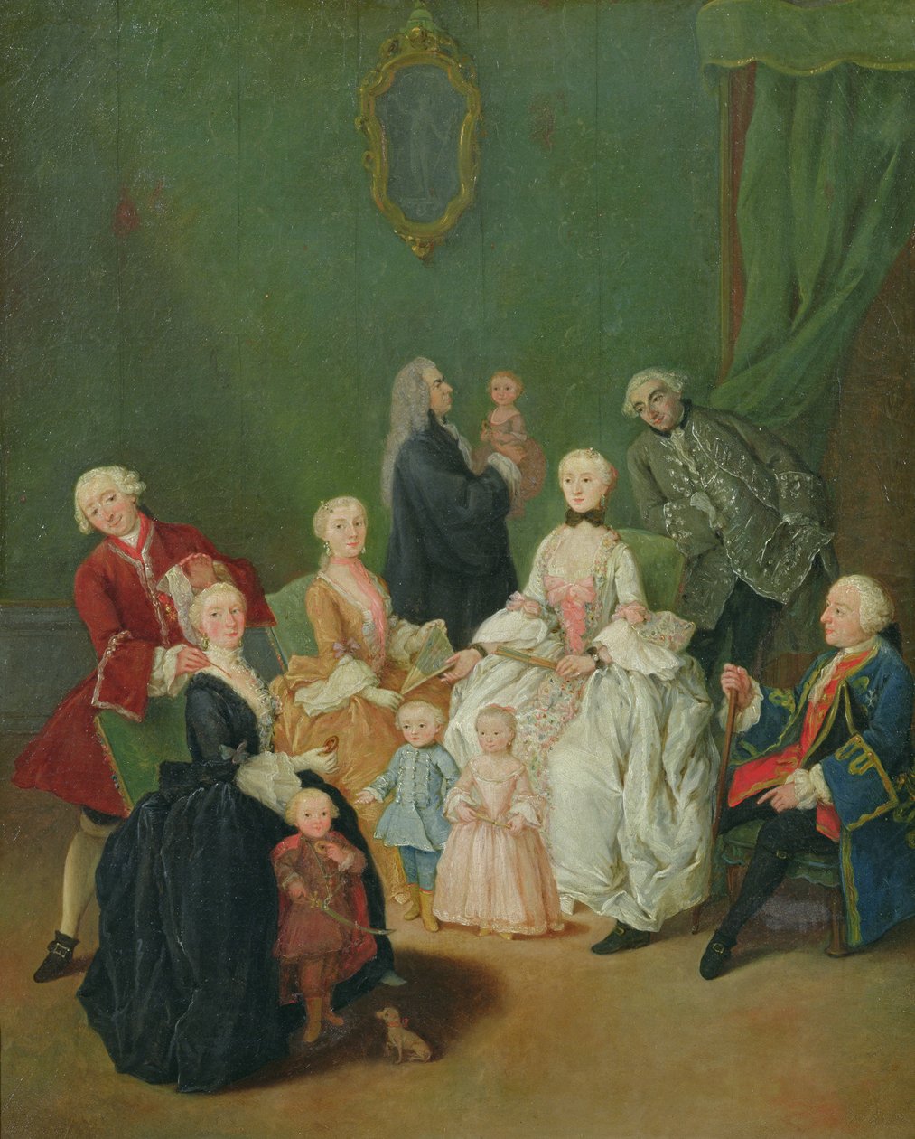 Rodzina patrycjuszowska, ok.1752 autorstwa Pietro Longhi