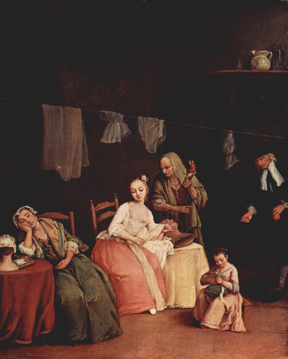 Sprzątaczka? autorstwa Pietro Longhi
