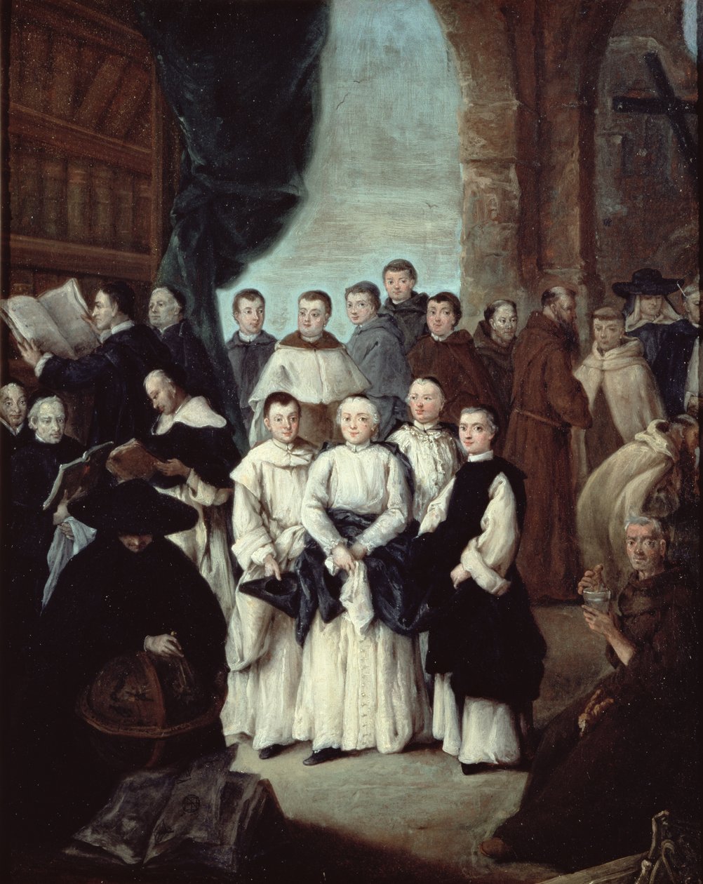 Bracia w Wenecji autorstwa Pietro Longhi
