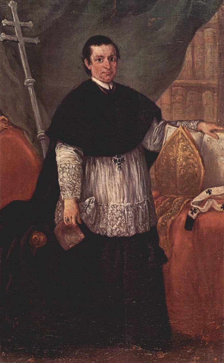 Portret biskupa Benedetta Ganassoni autorstwa Pietro Longhi