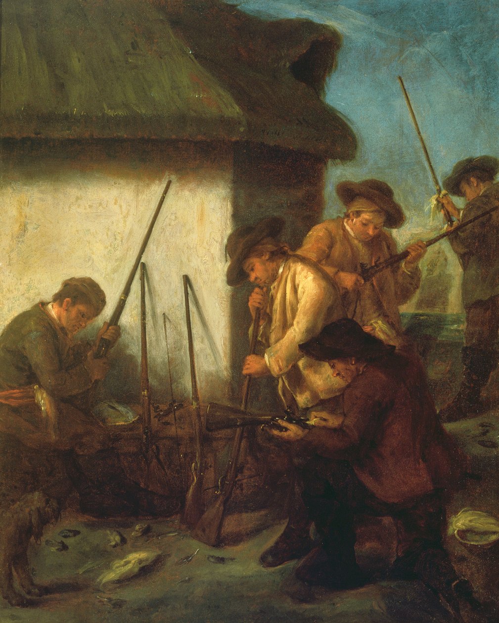 Przygotowanie broni autorstwa Pietro Longhi