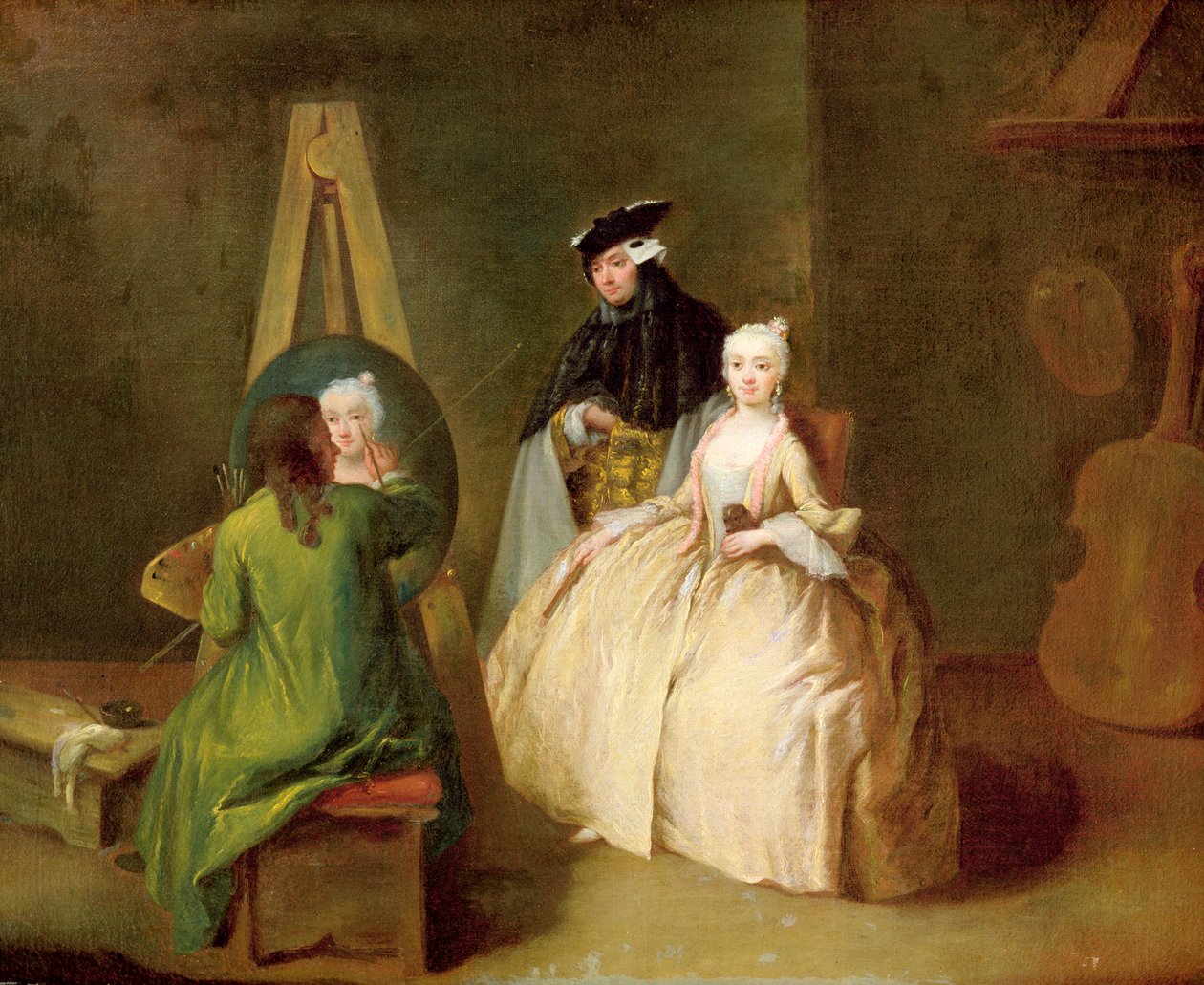 Pracownia Artysty, ok.1746 autorstwa Pietro Longhi