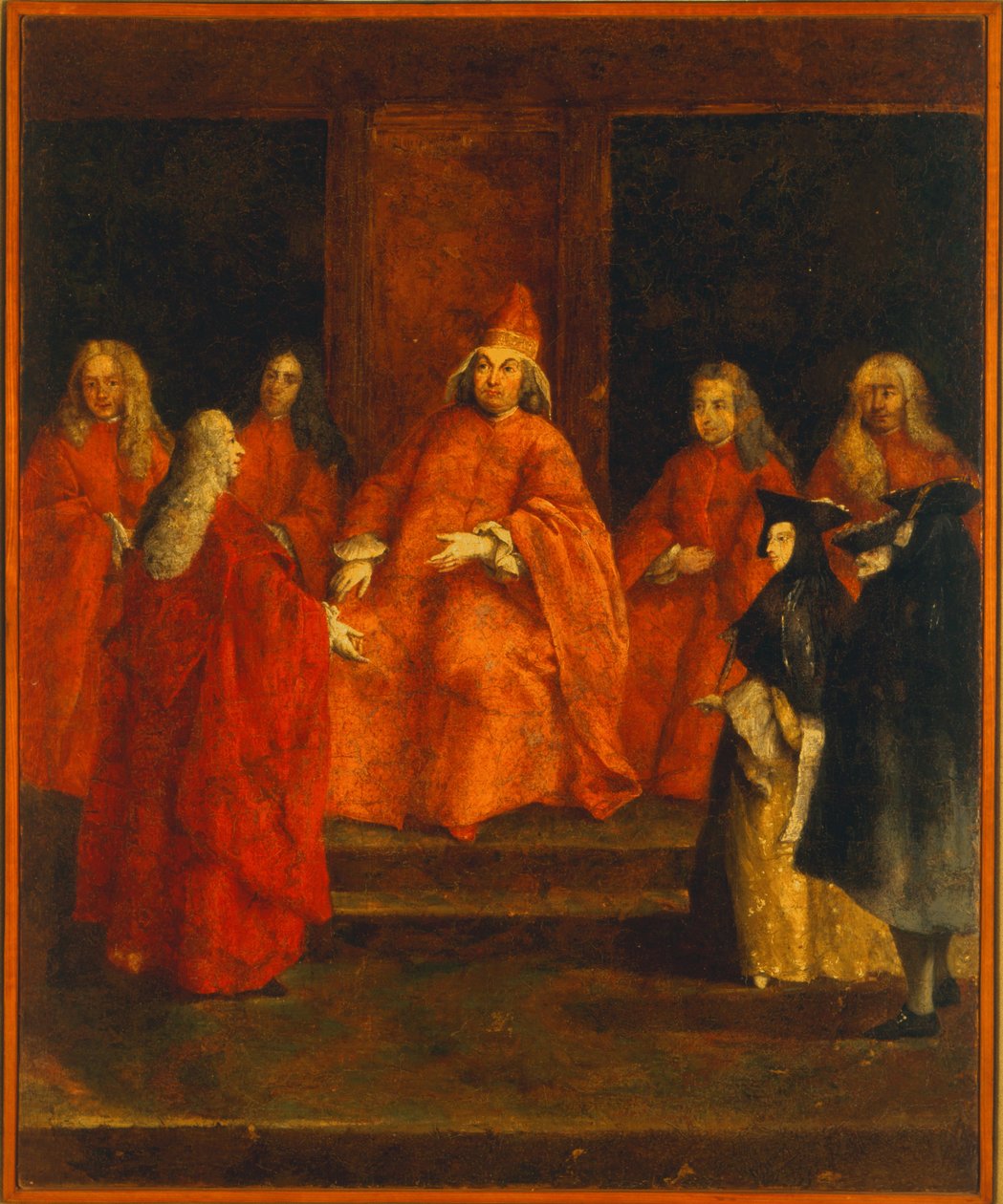 Doge Grimani na tronie autorstwa Pietro Longhi