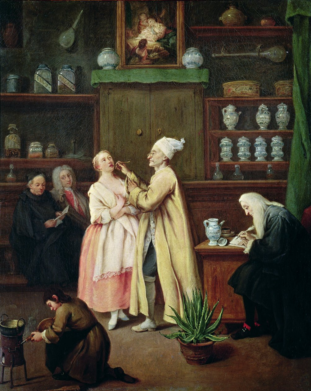 Farmaceuta autorstwa Pietro Longhi