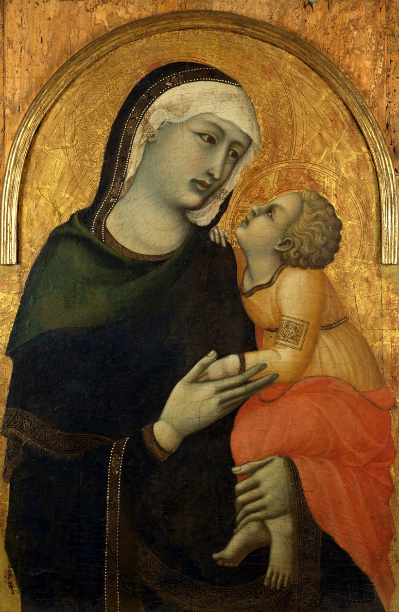 Madonna z Dzieciątkiem autorstwa Pietro Lorenzetti