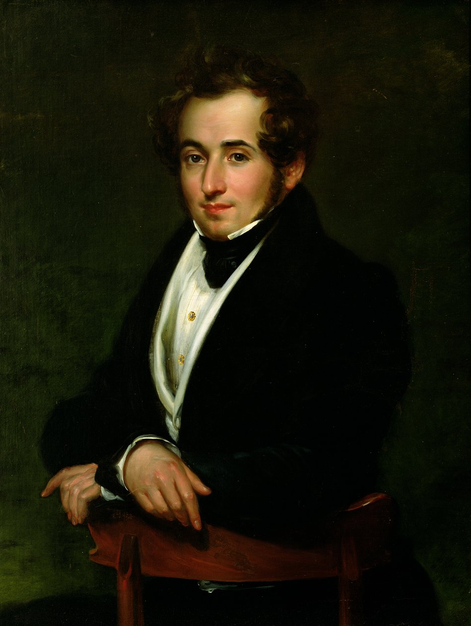 Portret Vincenzo Belliniego (1801-35) autorstwa Pietro Lucchini