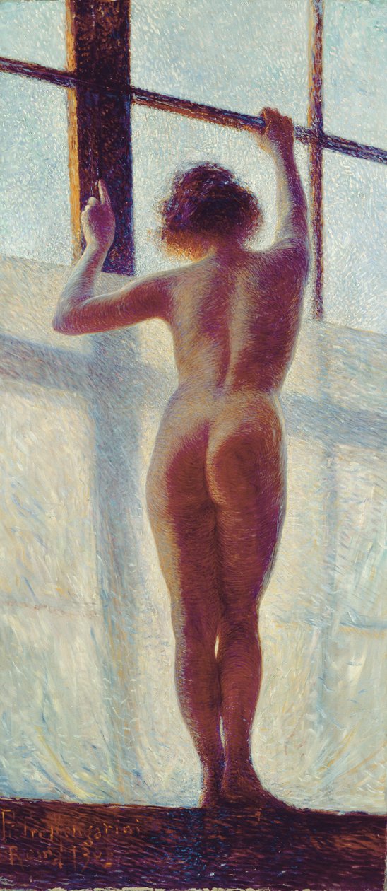 Akt przy oknie autorstwa Pietro Mengarini
