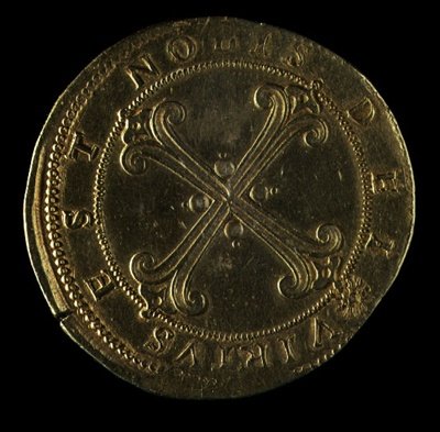 Rewers monety Cosimo I (1519-74) (pozłacany) (awers patrz 119190) autorstwa Pietro Paolo Galeotti