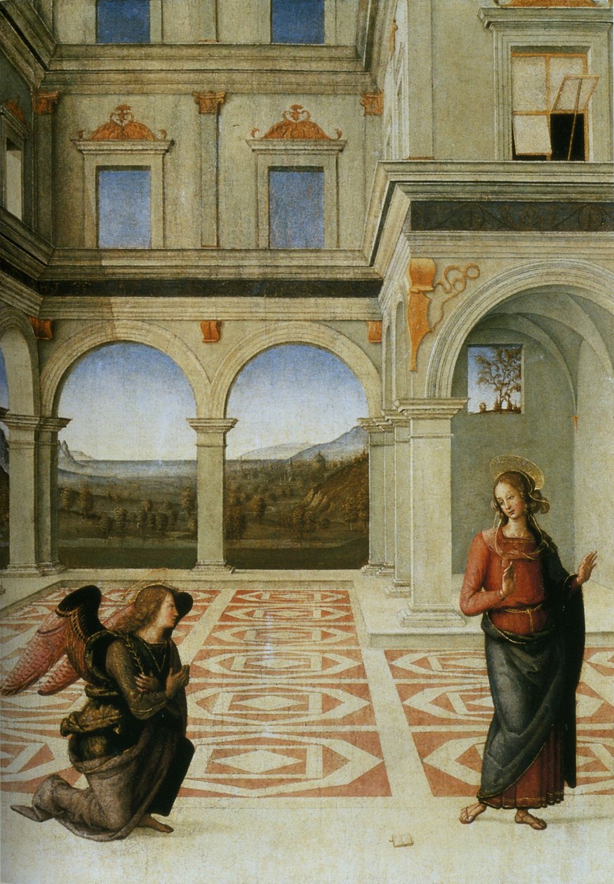 zwiastowanie autorstwa Pietro Perugino
