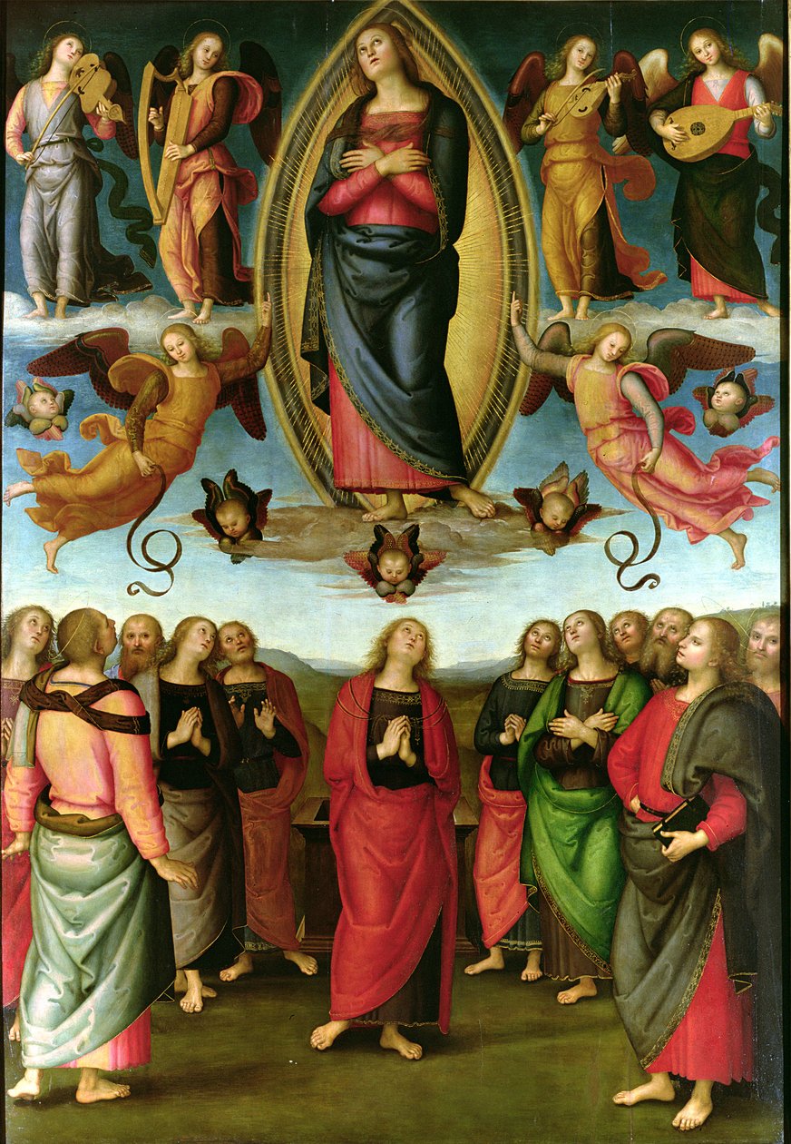 Wniebowzięcie NMP, 1506 (tempera na desce) autorstwa Pietro Perugino