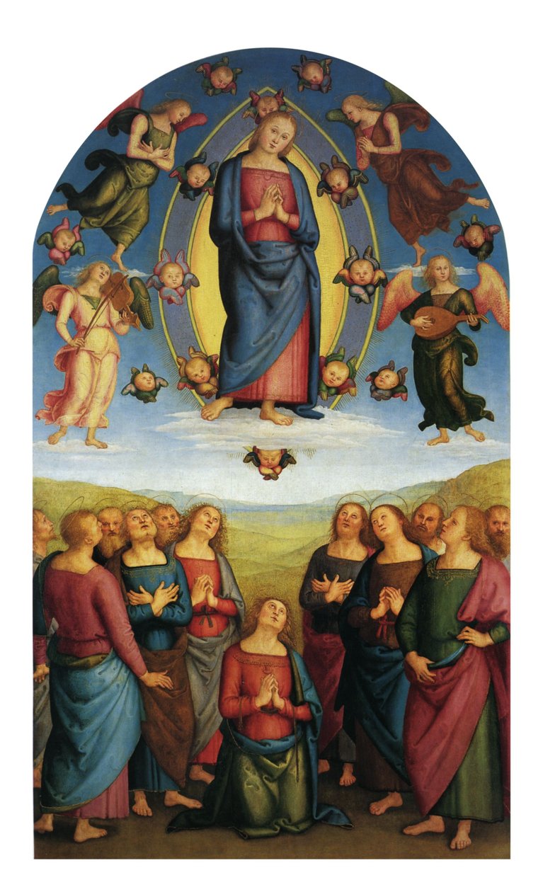 Wniebowstąpienie Maryi autorstwa Pietro Perugino
