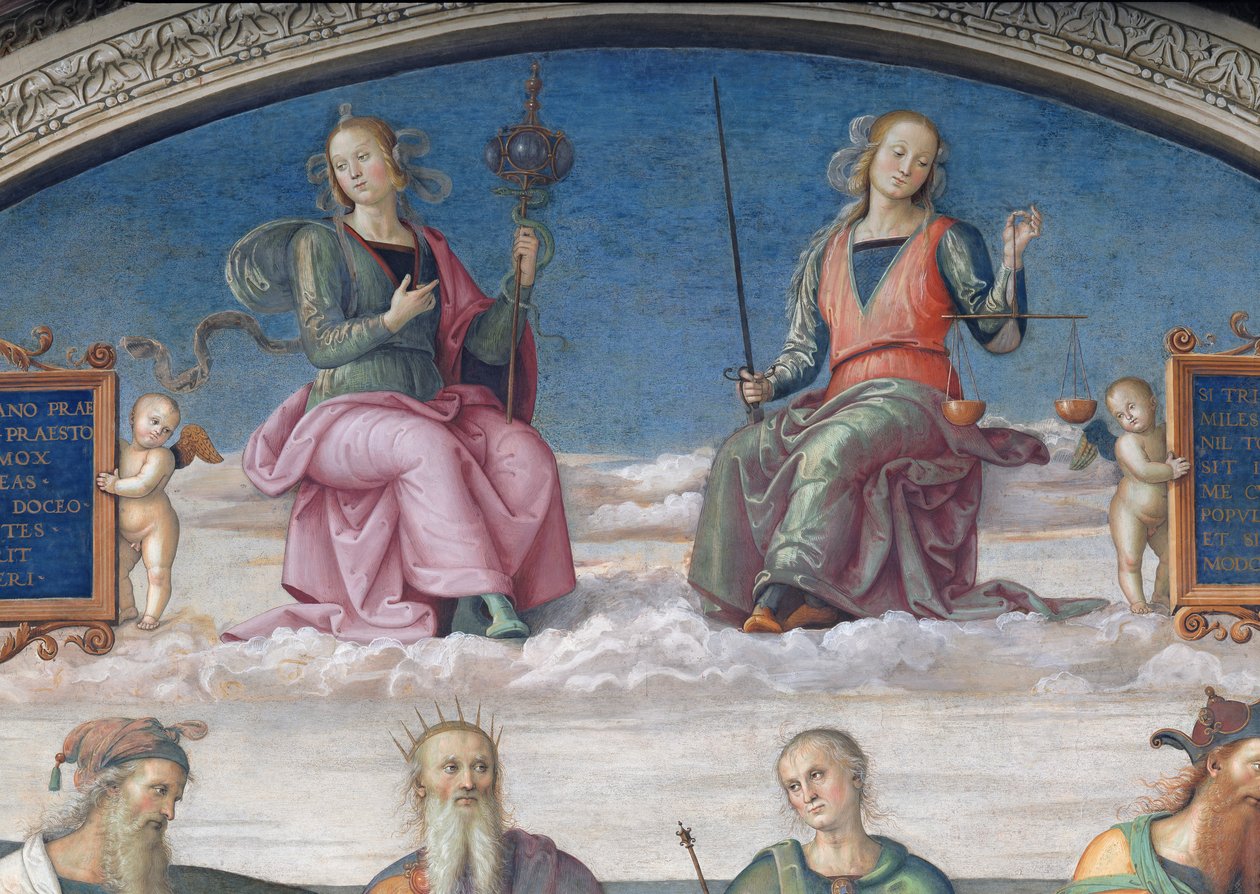 Fragment Roztropności i Sprawiedliwości, z Lunety w Sala dell
