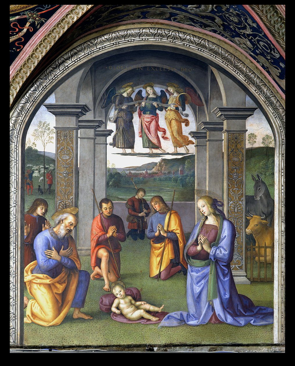 Adoracja pasterzy, Sala dell