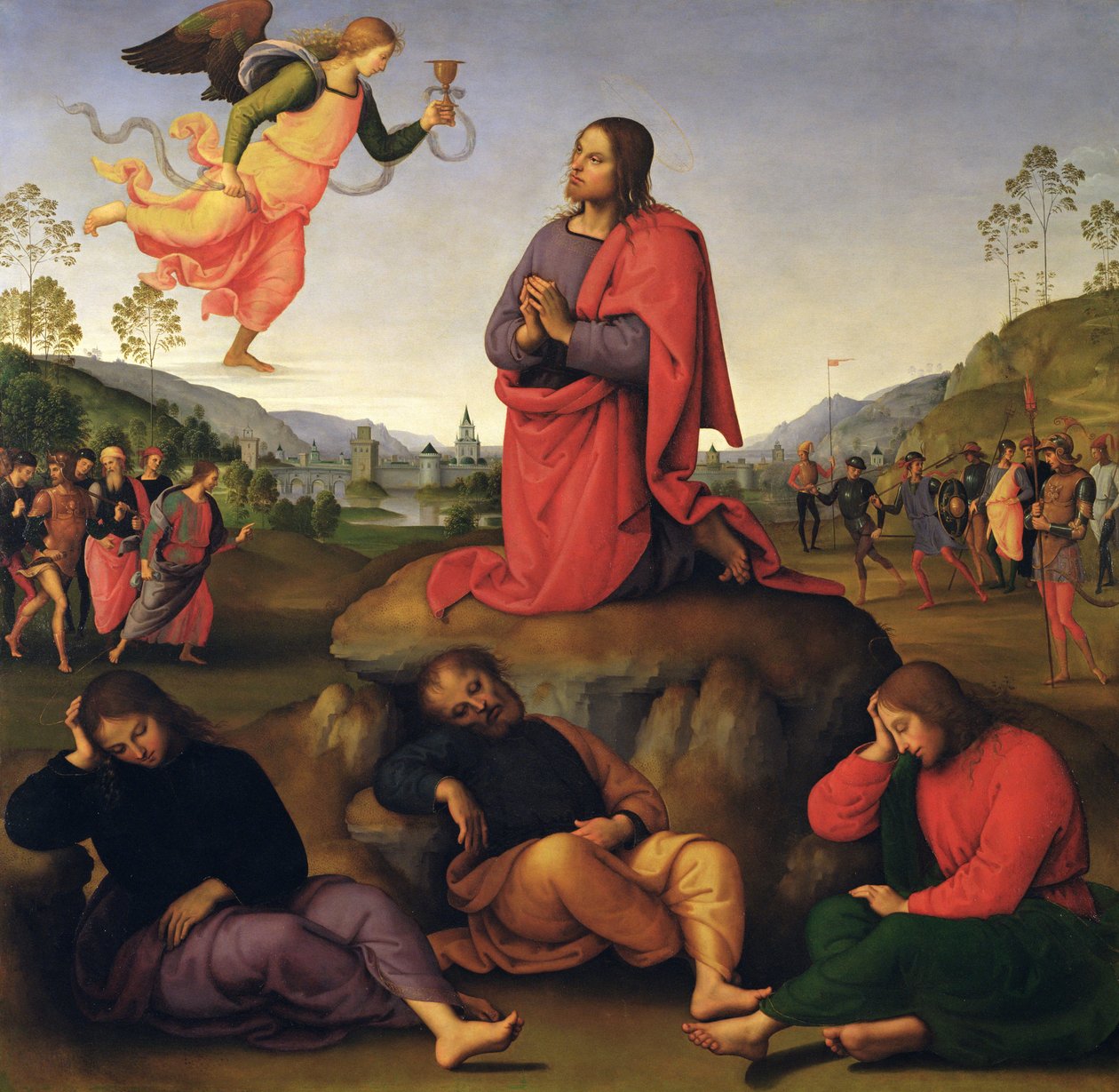 Agonia w ogrodzie, 1492 autorstwa Pietro Perugino