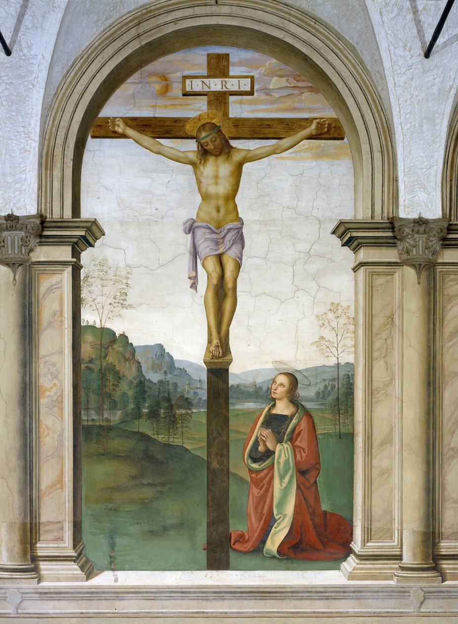 Ukrzyżowanie, 1494-96 autorstwa Pietro Perugino