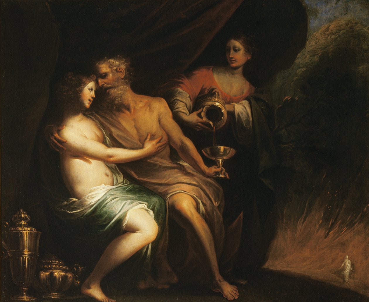 Lot i jego córki autorstwa Pietro Ricchi