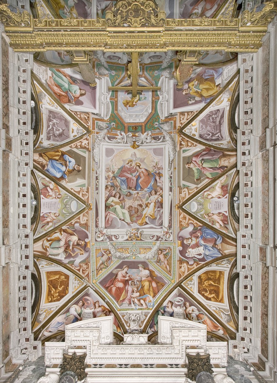 Koronacja Marii Panny autorstwa Pietro Sorri