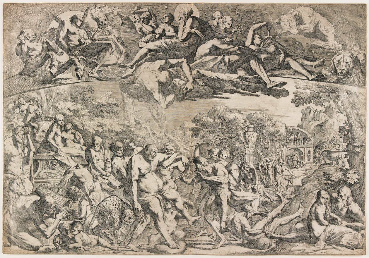 Alegoria jesieni, ok. 1642-44 autorstwa Pietro Testa