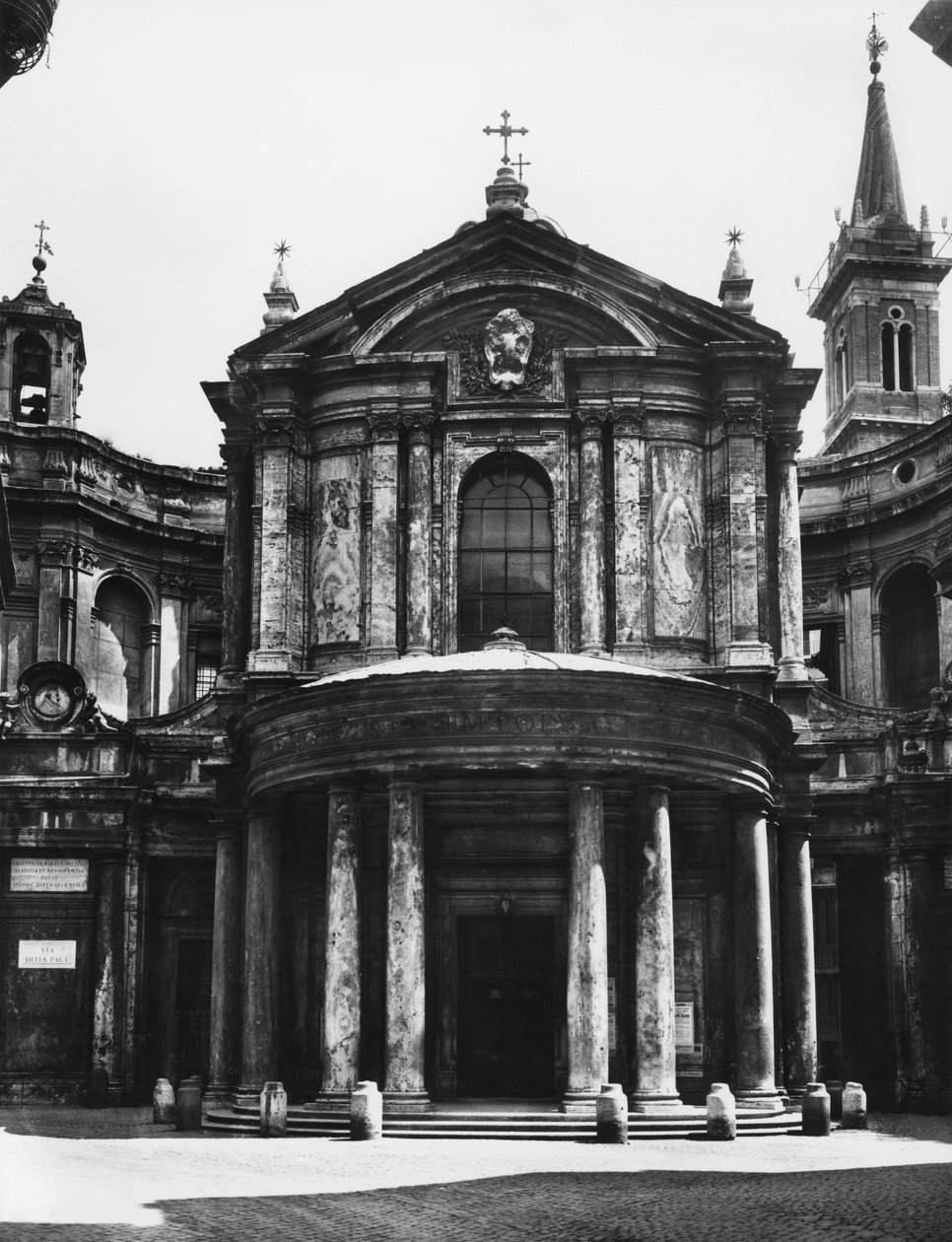 Kościół Santa Maria della Pace, fasada, 1656 autorstwa Pietro da 1596 1669 Cortona