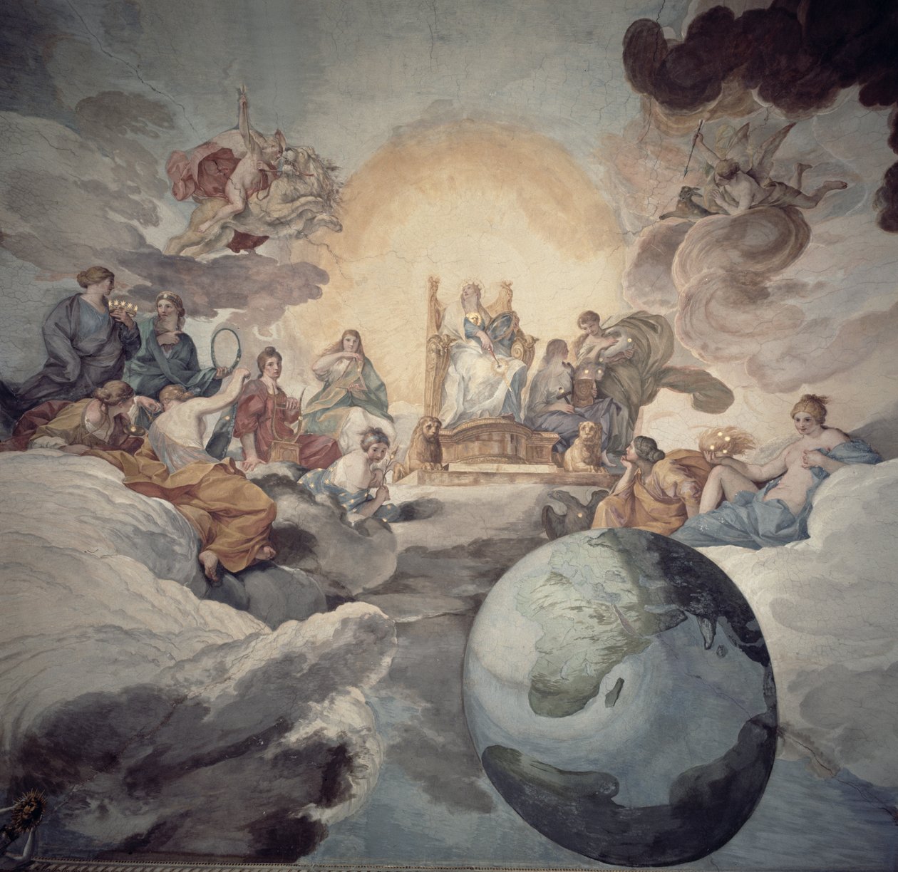 Alegoria Sztuki (malarstwo sufitowe) autorstwa Pietro da Cortona