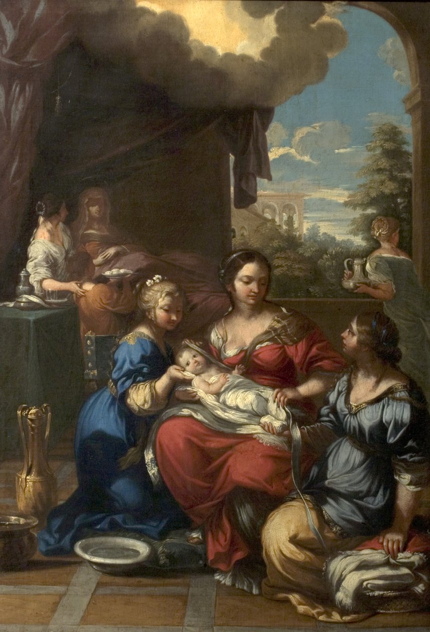 Narodziny Dziewicy autorstwa Pietro da Cortona