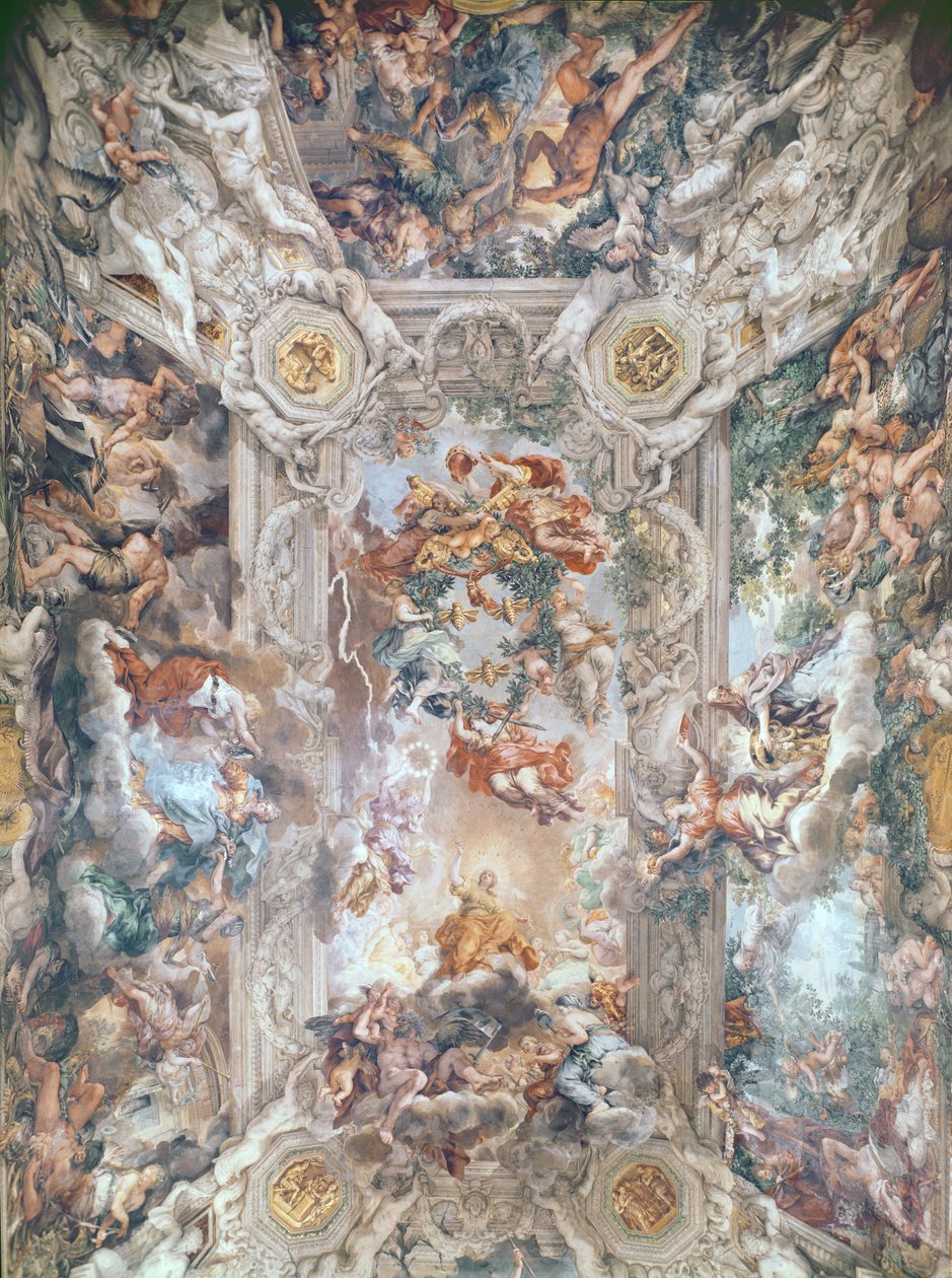 Triumf Opatrzności Bożej autorstwa Pietro da Cortona