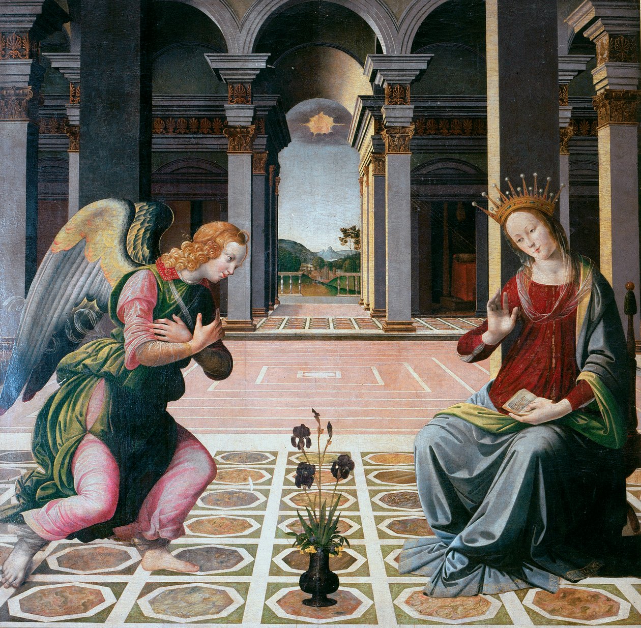 zwiastowanie autorstwa Pietro del Donzello
