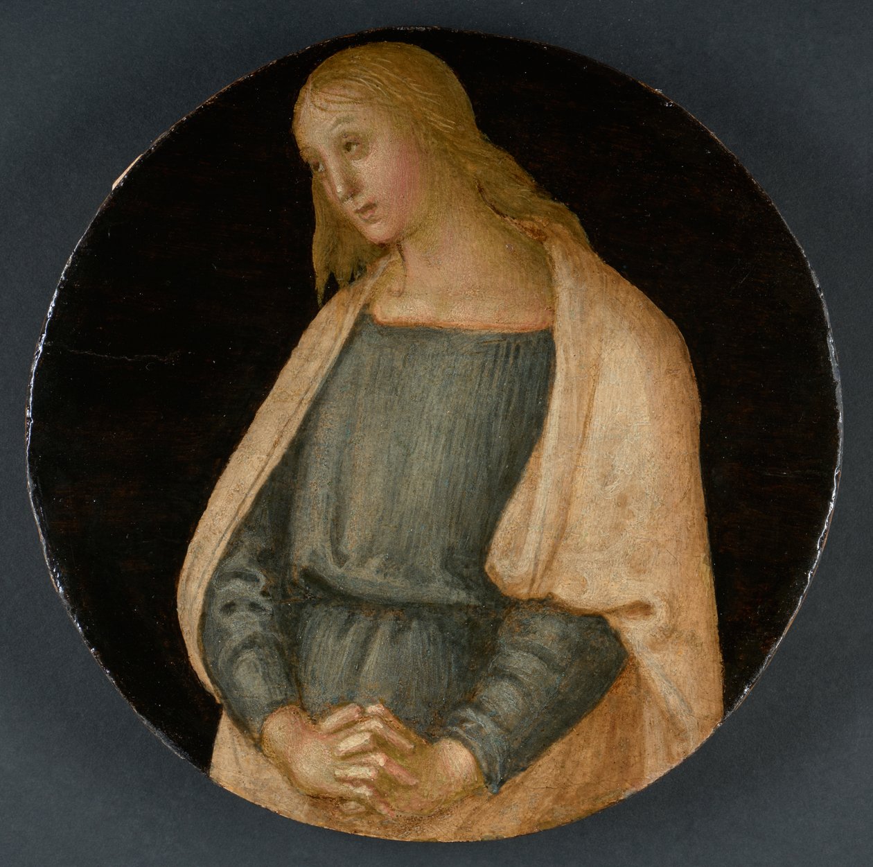 Żałoba św. Jan Ewangelista, ok. 1520 (tempera na desce) autorstwa Pietro Perugino