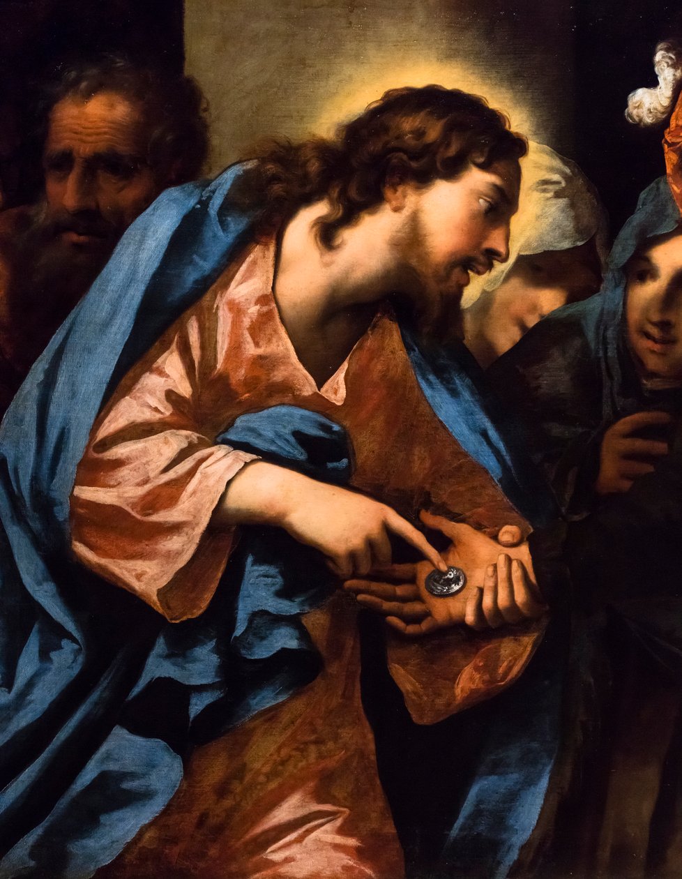 Zapłata daniny, ok. 1650/60 (olej na płótnie) autorstwa Pietro (1605-78) Della Vecchia