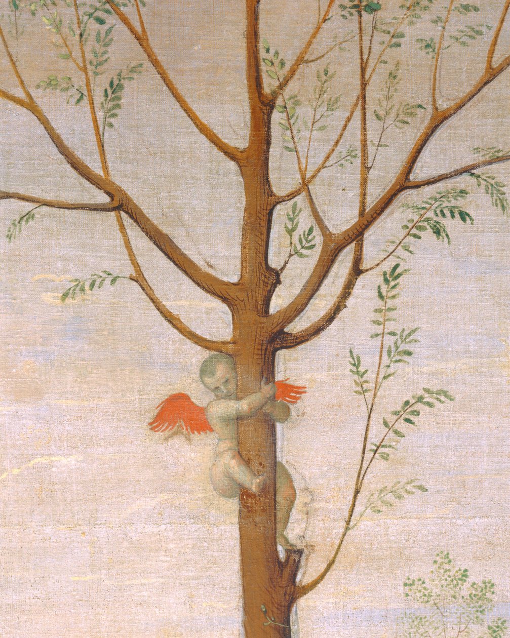 Walka między miłością a czystością ... autorstwa Pietro (studio of) Perugino