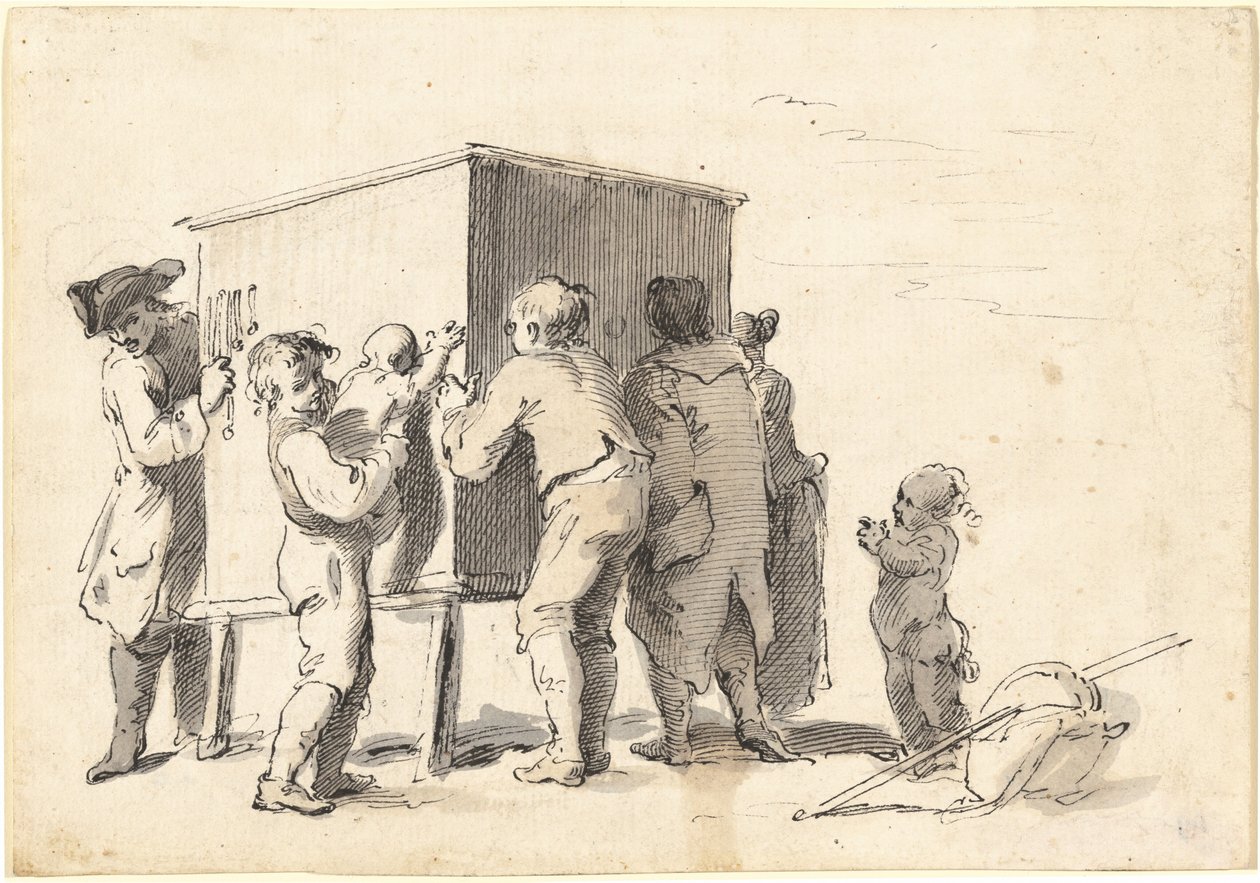 Podglądacz autorstwa Pietro Antonio Novelli