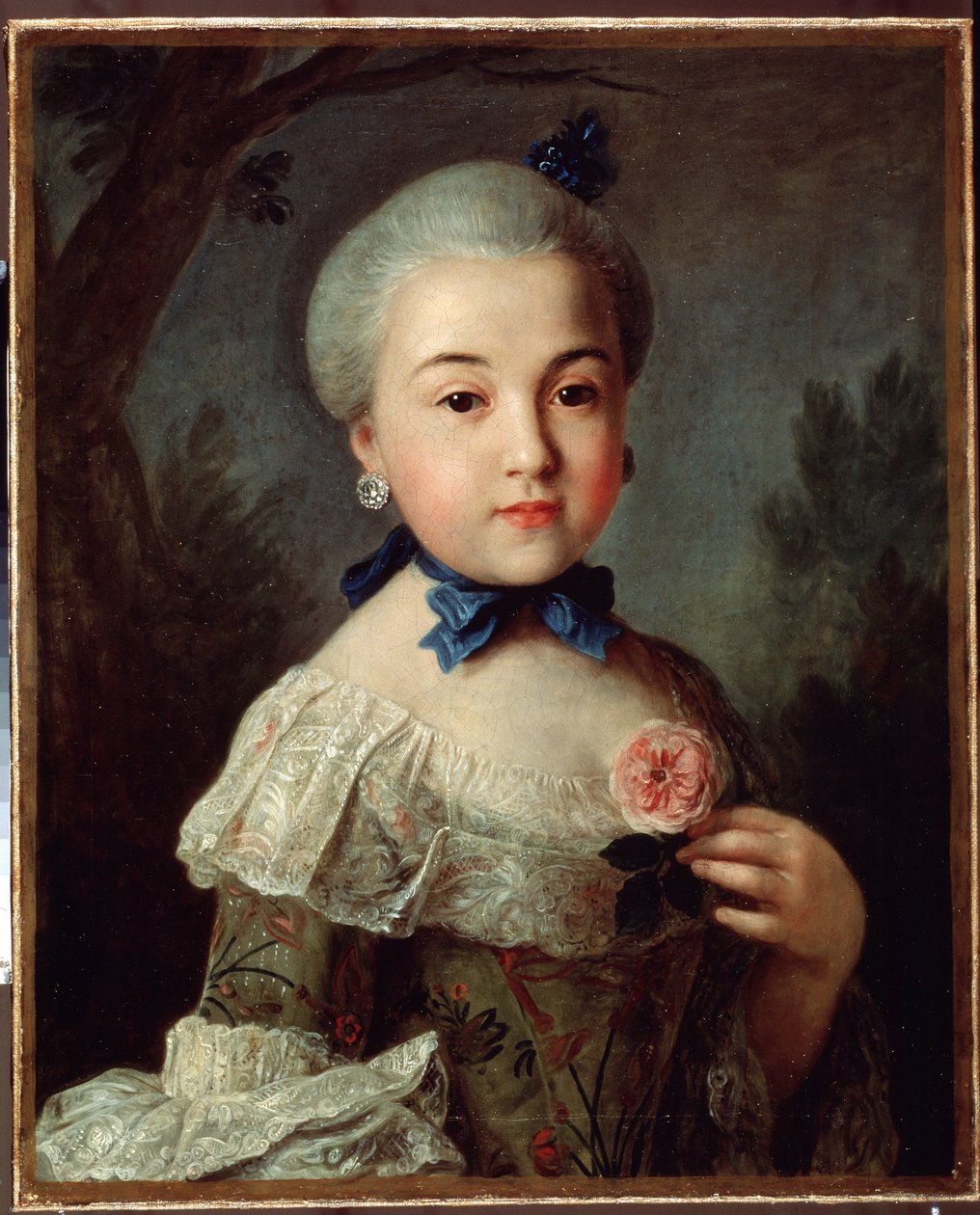 Portret hrabiny Warwary Szeremietiewej, 1760 autorstwa Pietro Antonio Rotari