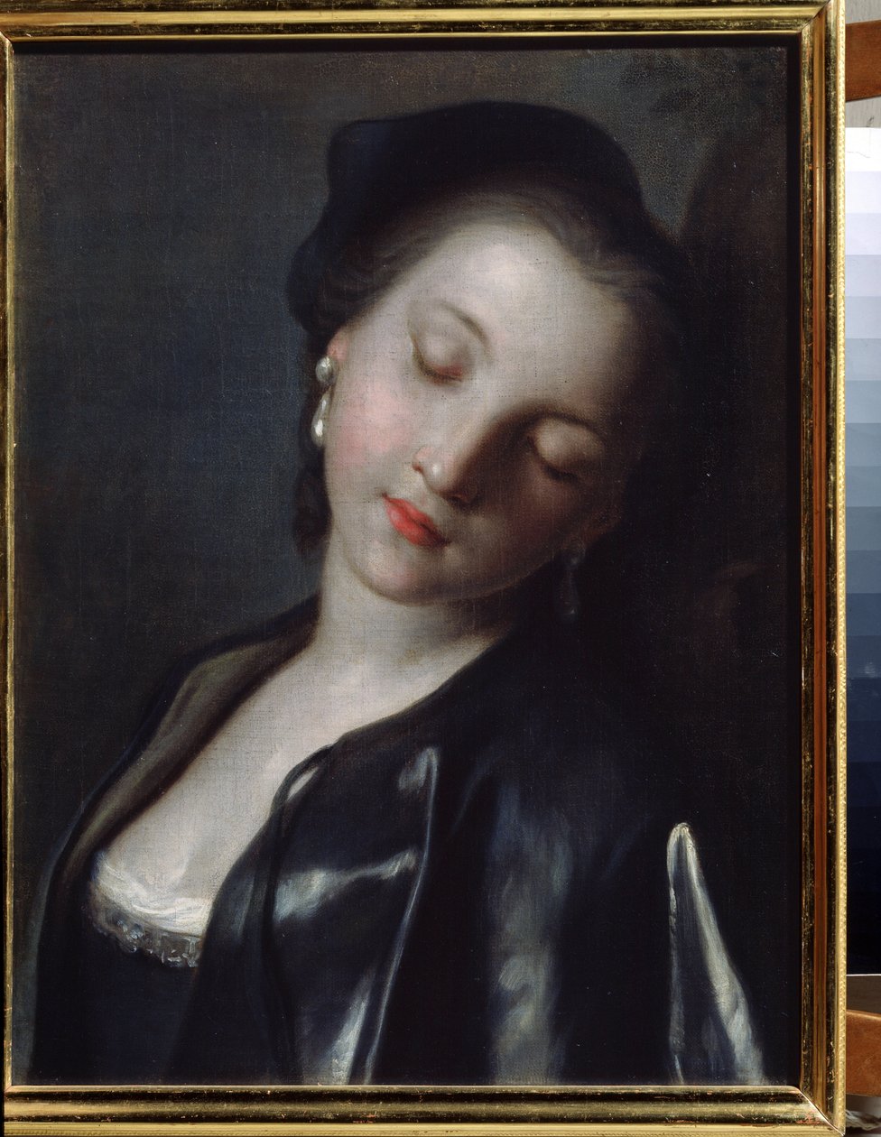 Śpiąca młoda kobieta autorstwa Pietro Antonio Rotari