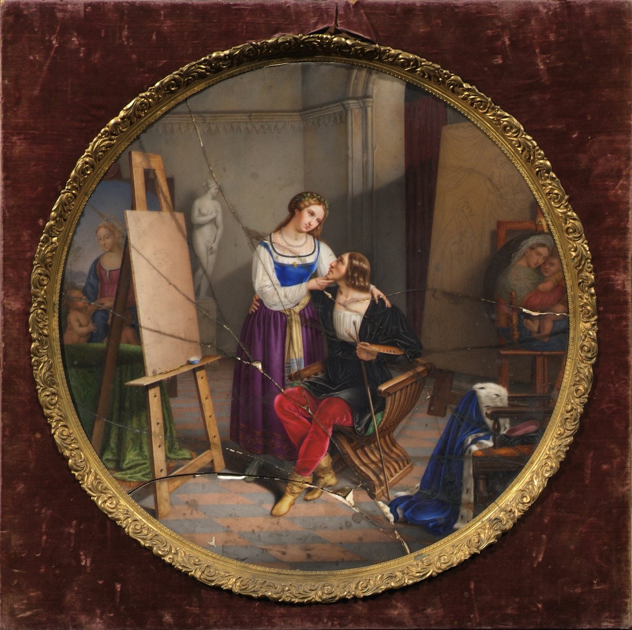 Rafael i Fornarina autorstwa Pietro Bagatti Valsecchi