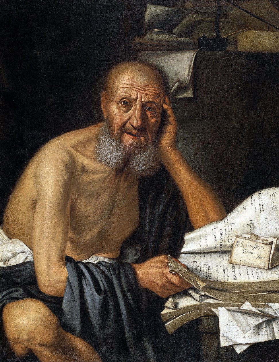 Sokrates Bellottiego, Pietro (1625-1700) autorstwa Pietro Bellotti