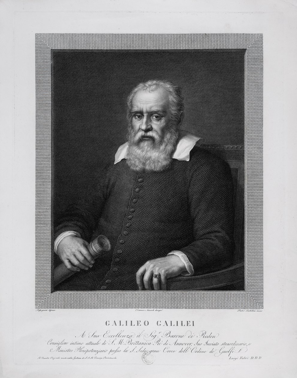 Galileo Galilei autorstwa Pietro Bettelini