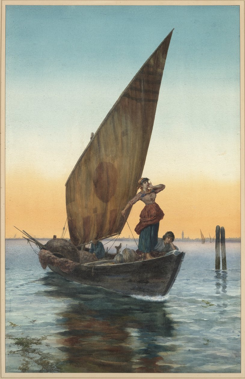 Wielki Kanał, Wenecja autorstwa Pietro Gabrini
