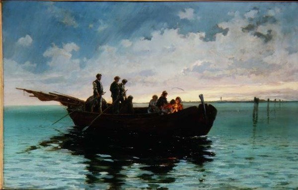 Nocne przejście autorstwa Pietro Gabrini