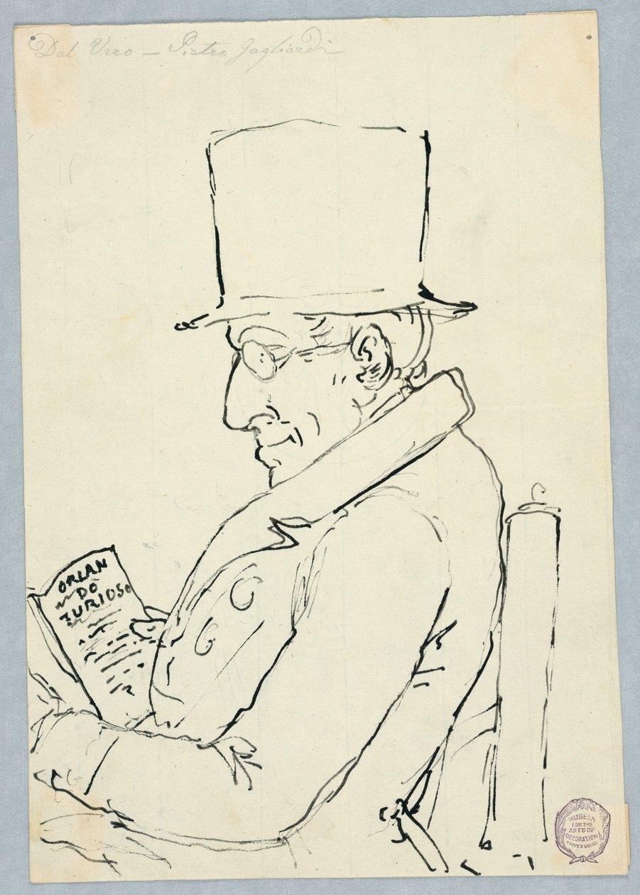 Portret mężczyzny autorstwa Pietro Gagliardi